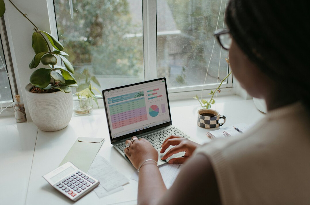 person planning finances